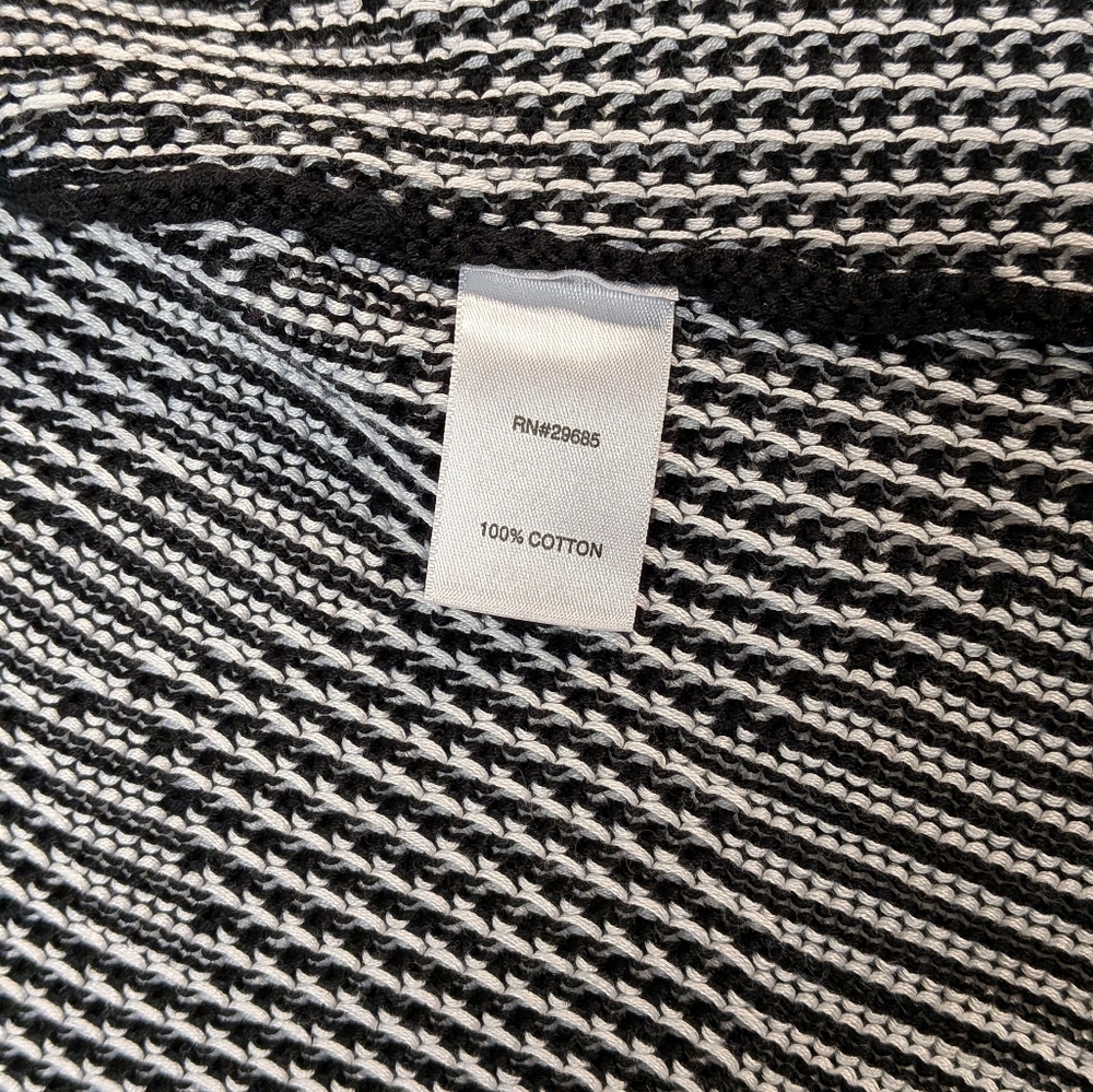 Pendleton Cotton Black & White Patterned Women's … - image 8